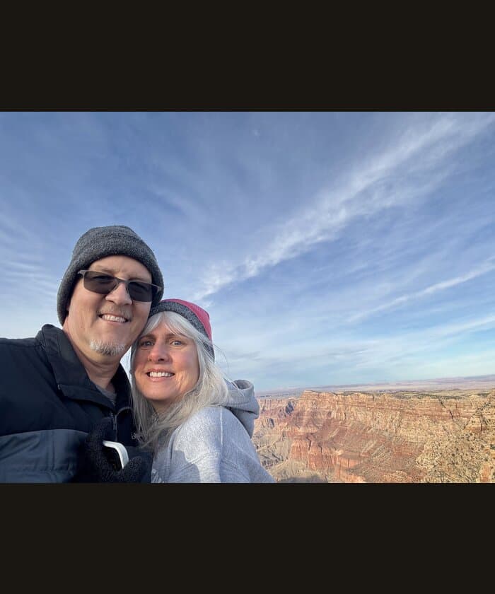 Wylie and Dawna at the Grand Canyon