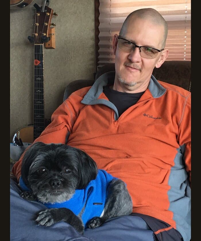 Wylie with his faithful companion