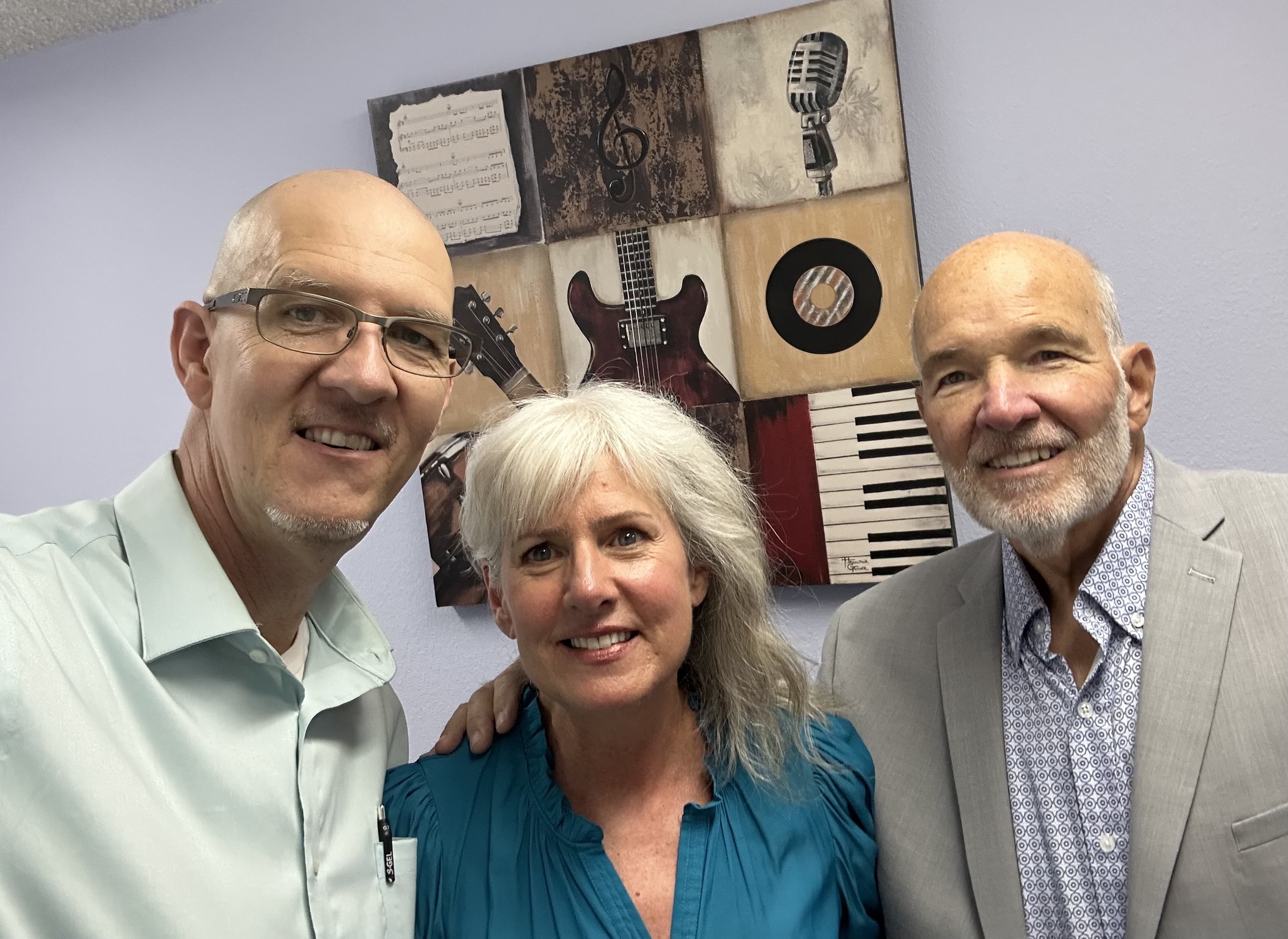 Wylie, Dawna, and Allen Howard at The Candle Studio